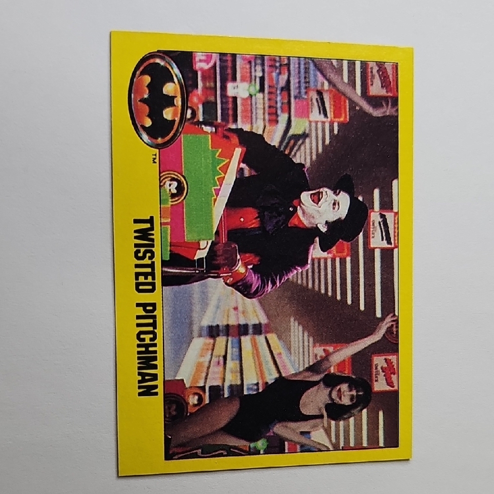 Topps Twisted Pitchman Poster - Yellow and Red